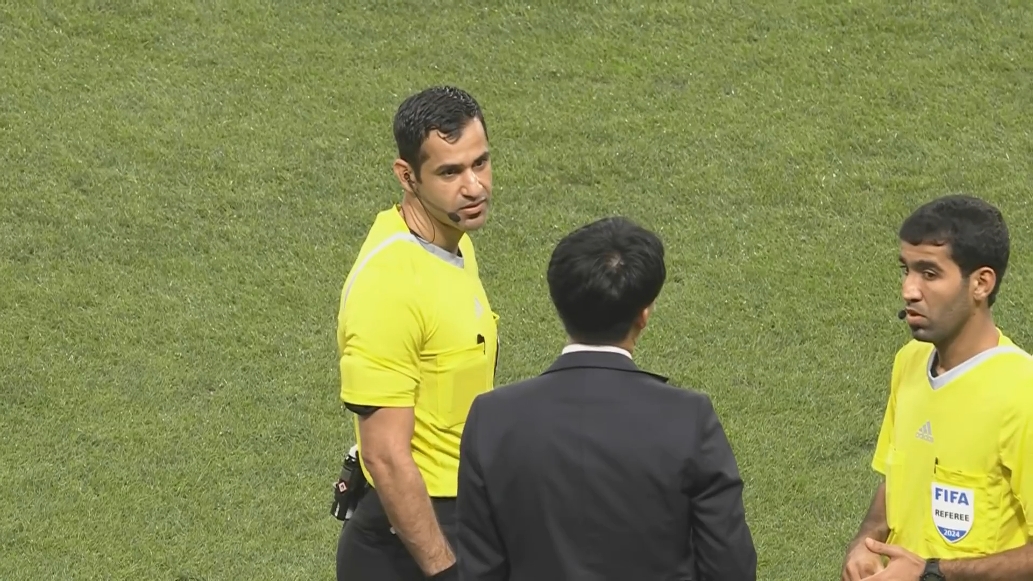  賈西姆執(zhí)法亞冠海港客戰(zhàn)神戶勝利船，此前主哨國足0-7日本