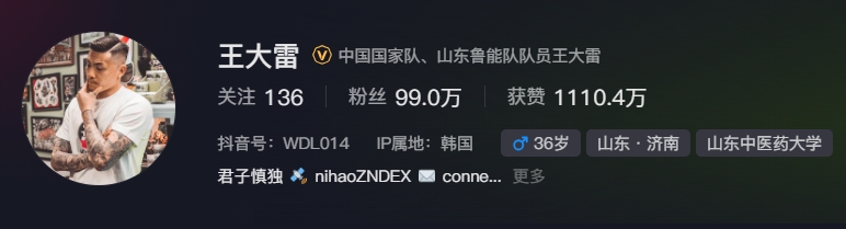  事出突然？泰山賽前幾小時亞冠退賽，王大雷社媒IP還顯示在韓國