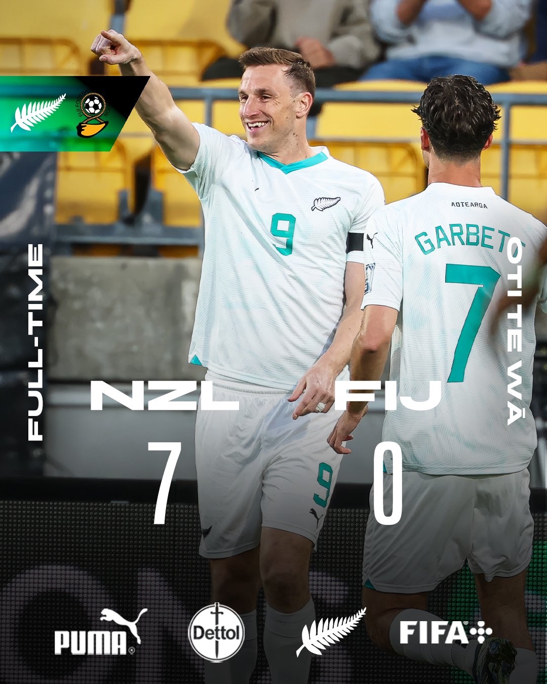  距世界杯一步之遙！新西蘭7-0進(jìn)大洋洲決賽，其FIFA排名高國足1位