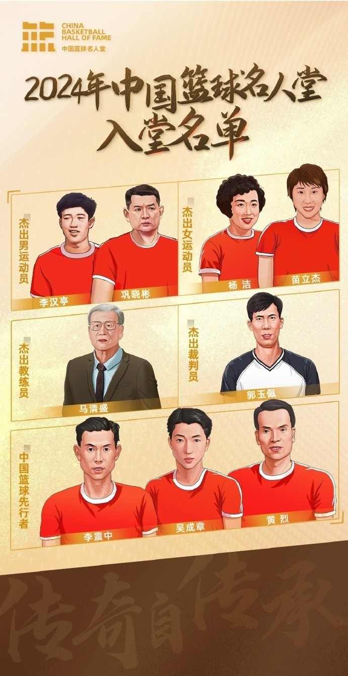  周琦：名人堂的每一個(gè)名字都是中國籃球的年輪見證 共同加油！