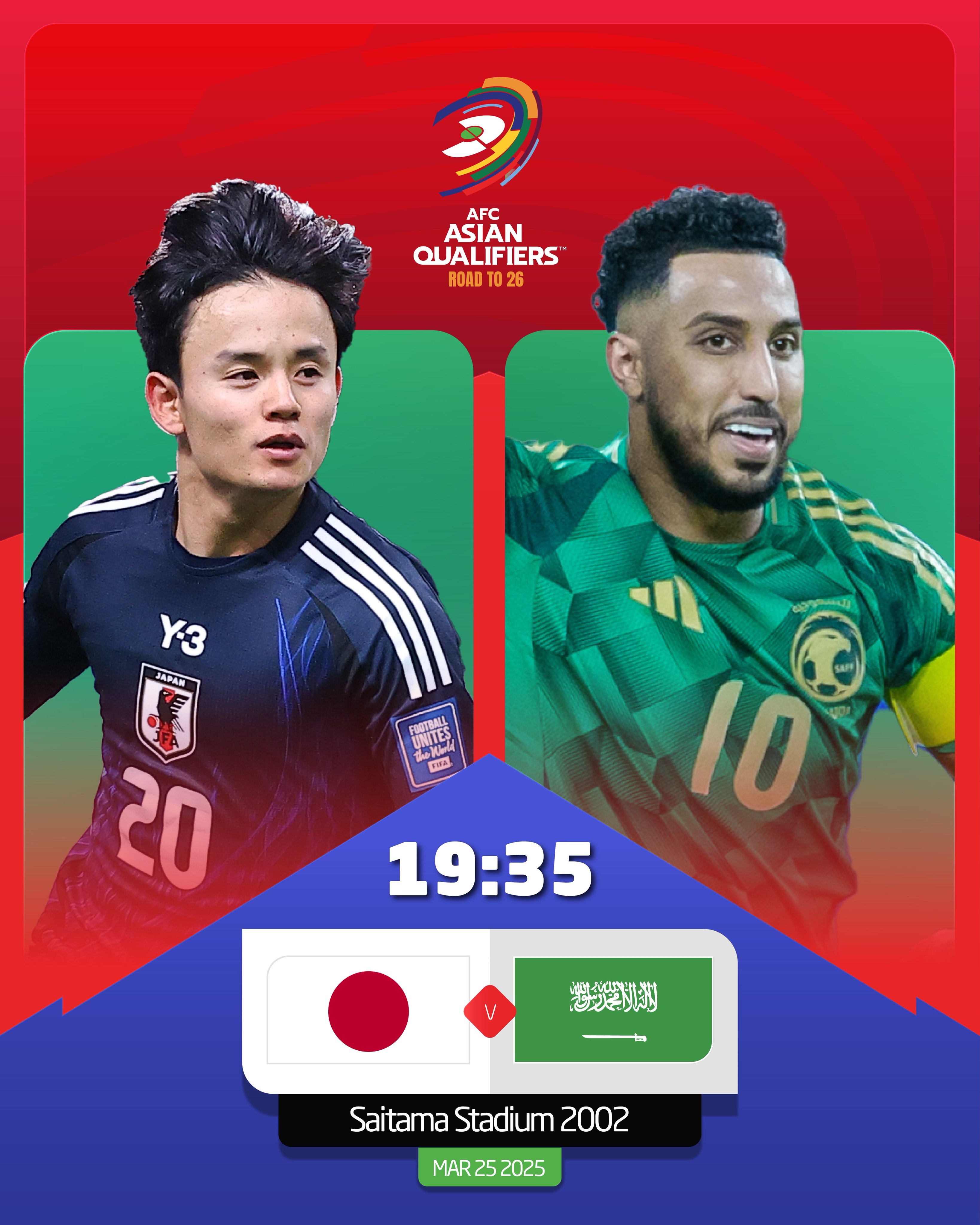  日本vs沙特首發(fā)：久保建英、前田大然、遠(yuǎn)藤航出戰(zhàn)，多薩里先發(fā)