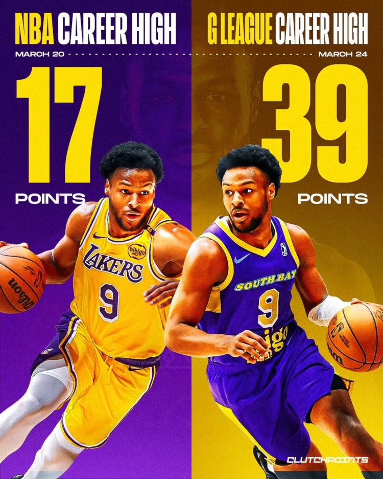  在進步！布朗尼一周內(nèi)先后創(chuàng)下個人NBA和G聯(lián)盟單場得分新紀錄